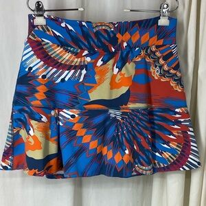 Dona Jo 3 XL Colorful Pickleball Tennis Skirt Skort Pockets Compression Shorts